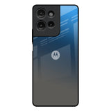 Blue Grey Ombre Motorola G75 5G Glass Back Cover Online
