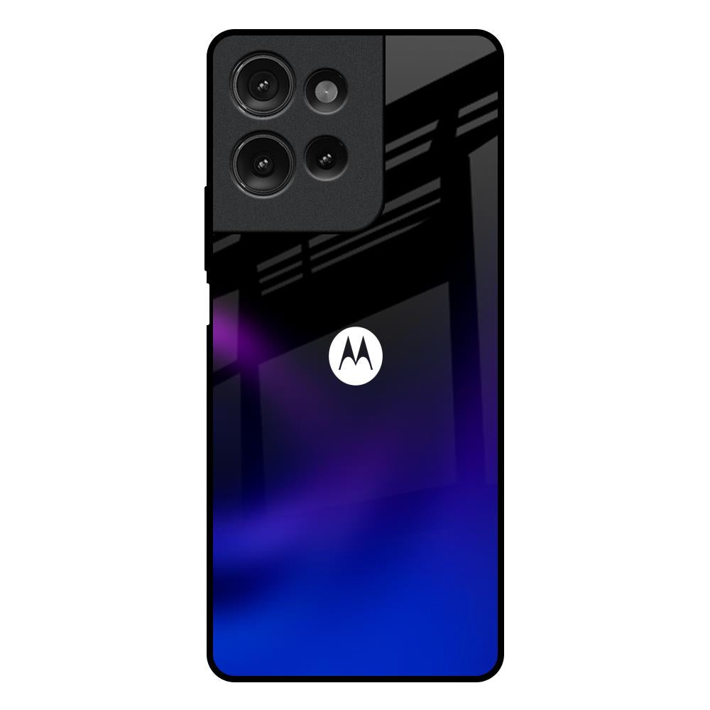 Black Onyx Motorola G75 5G Glass Back Cover Online