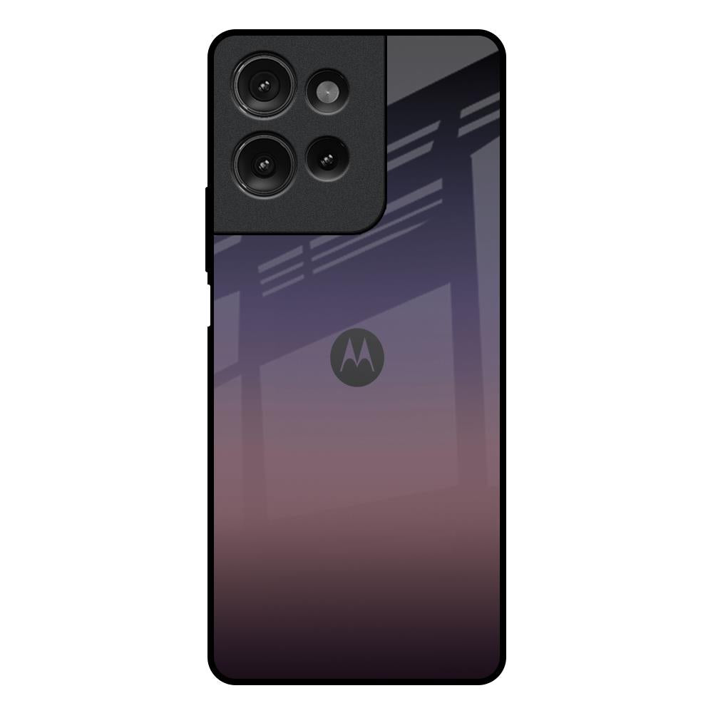 Grey Ombre Motorola G75 5G Glass Back Cover Online