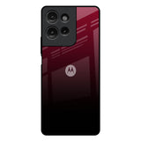 Wine Red Motorola G75 5G Glass Back Cover Online