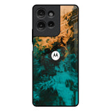 Watercolor Wave Motorola G75 5G Glass Back Cover Online