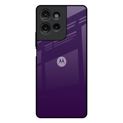 Dark Purple Motorola G75 5G Glass Back Cover Online