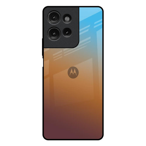 Rich Brown Motorola G75 5G Glass Back Cover Online