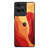 Magma Color Pattern Motorola G75 5G Glass Back Cover Online