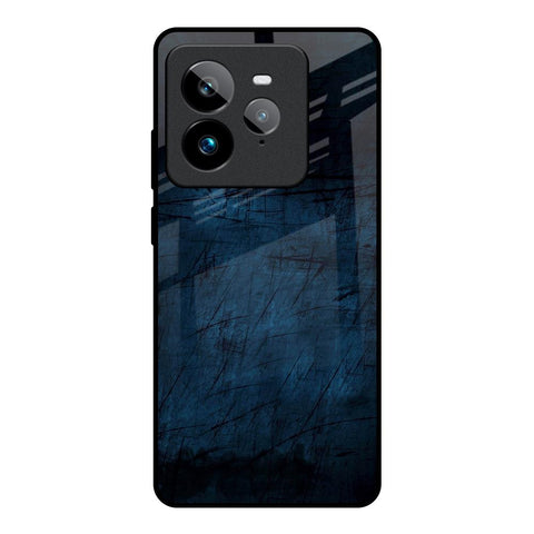Dark Blue Grunge Realme GT7 Pro Glass Back Cover Online