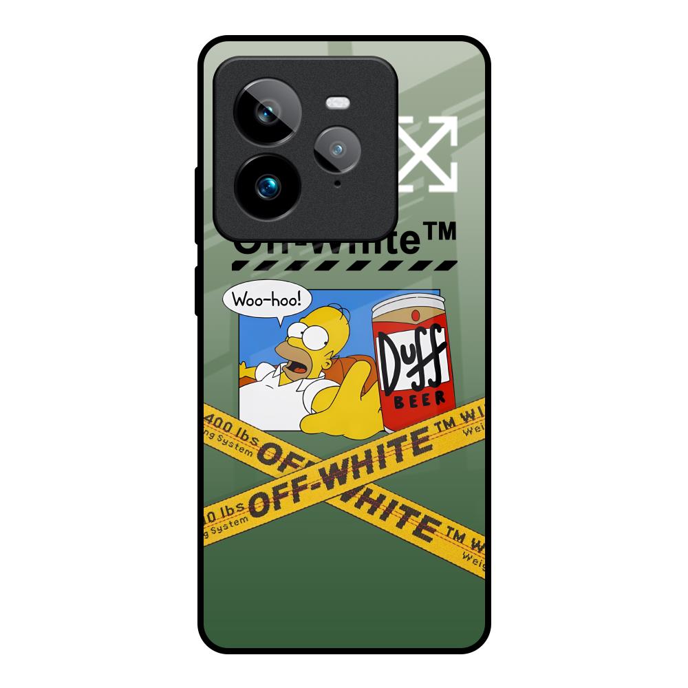 Duff Beer Realme GT7 Pro Glass Back Cover Online