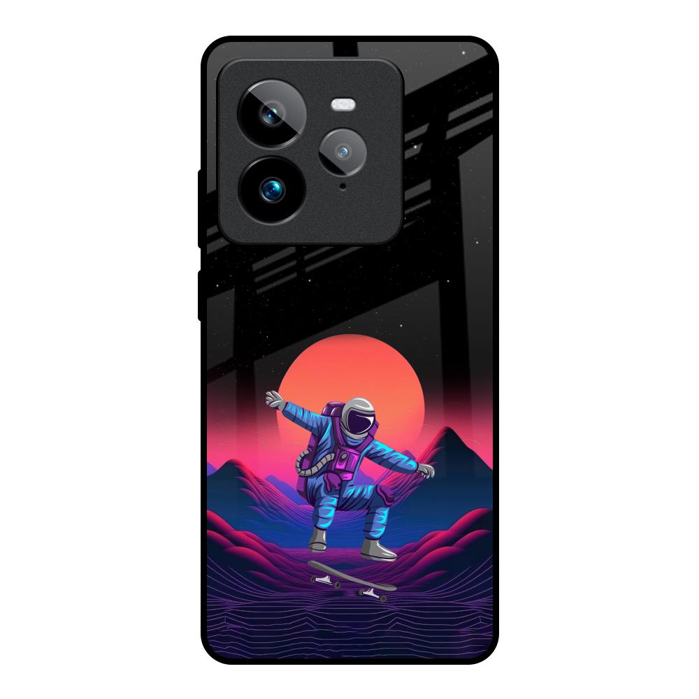 Retro Astronaut Realme GT7 Pro Glass Back Cover Online