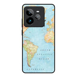 Travel Map Realme GT7 Pro Glass Back Cover Online