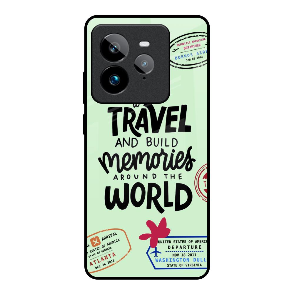 Travel Stamps Realme GT7 Pro Glass Back Cover Online