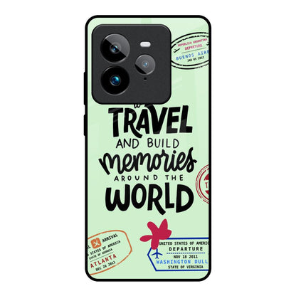 Travel Stamps Realme GT7 Pro Glass Back Cover Online