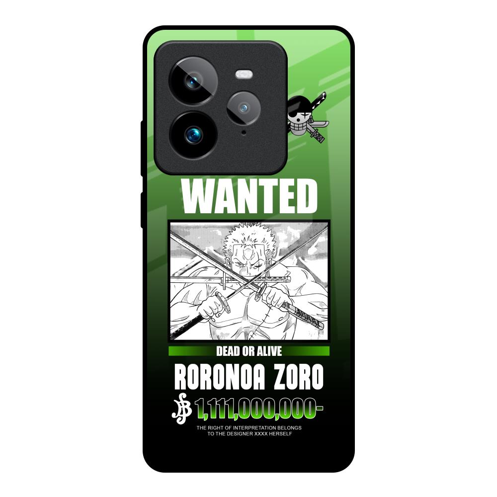 Zoro Wanted Realme GT7 Pro Glass Back Cover Online