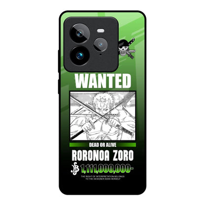 Zoro Wanted Realme GT7 Pro Glass Back Cover Online
