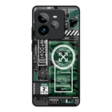 Green Camo Circuit Realme GT7 Pro Glass Back Cover Online