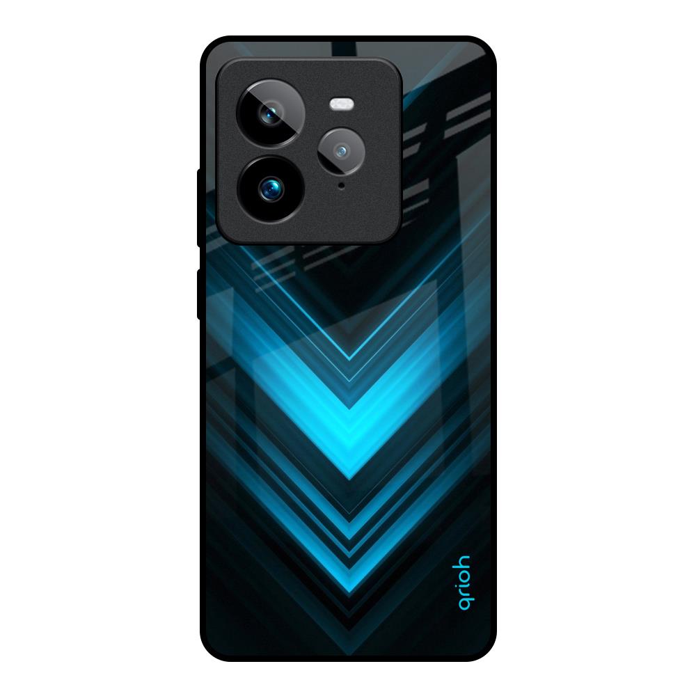 Vertical Blue Arrow Realme GT7 Pro Glass Back Cover Online