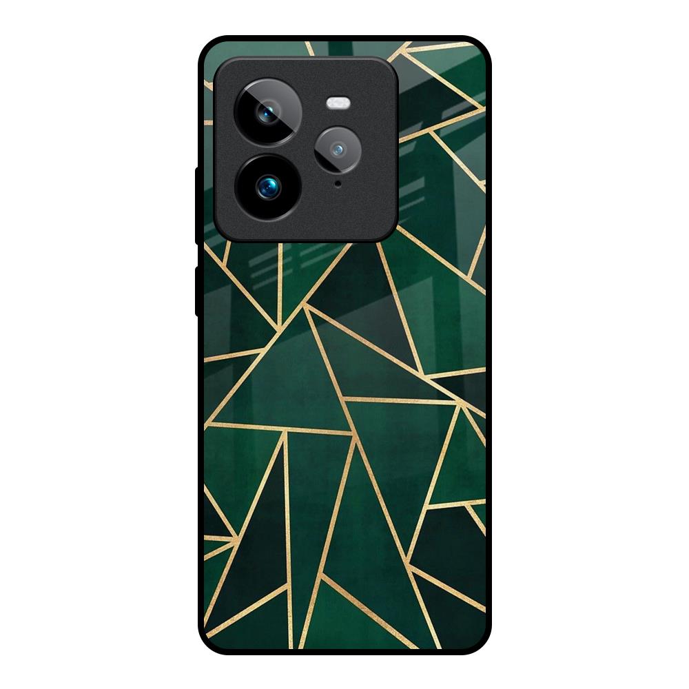 Abstract Green Realme GT7 Pro Glass Back Cover Online