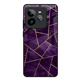 Geometric Purple Realme GT7 Pro Glass Back Cover Online