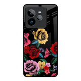 Floral Decorative Realme GT7 Pro Glass Back Cover Online