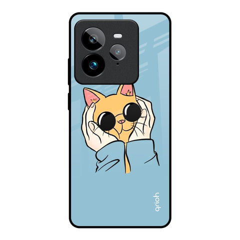 Adorable Cute Kitty Realme GT7 Pro Glass Back Cover Online