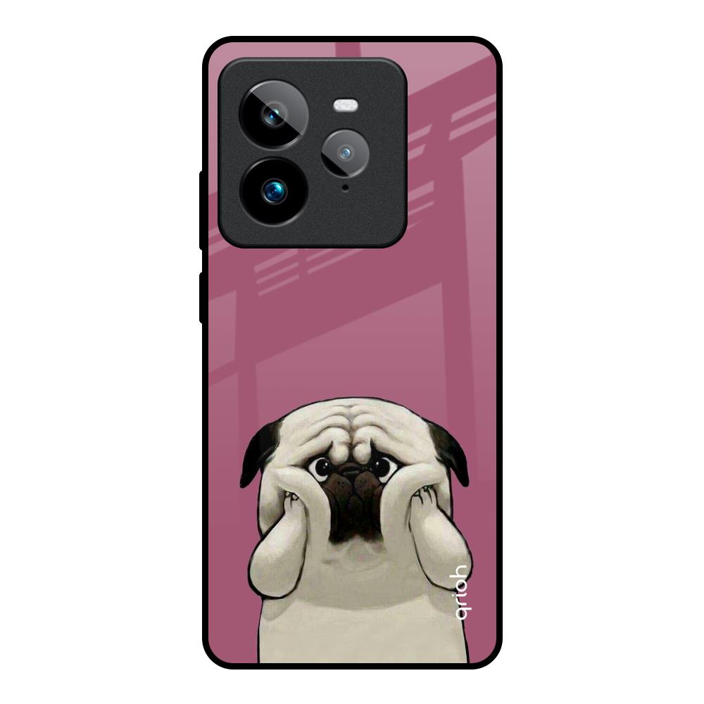 Funny Pug Face Realme GT7 Pro Glass Back Cover Online