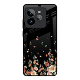 Floating Floral Print Realme GT7 Pro Glass Back Cover Online