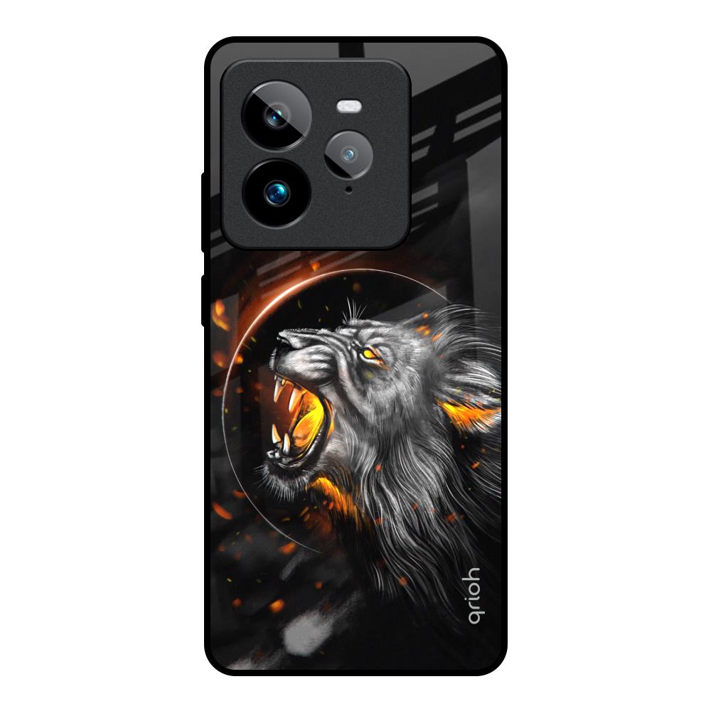 Aggressive Lion Realme GT7 Pro Glass Back Cover Online