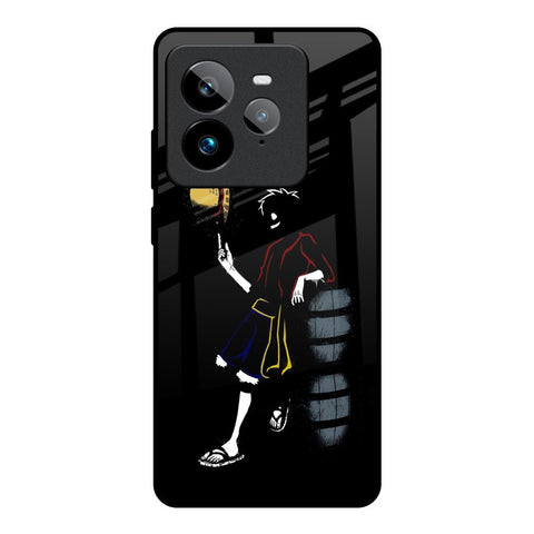 Luffy Line Art Realme GT7 Pro Glass Back Cover Online