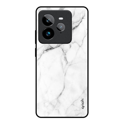 Modern White Marble Realme GT7 Pro Glass Back Cover Online