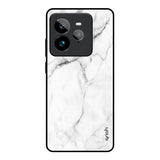 Modern White Marble Realme GT7 Pro Glass Back Cover Online