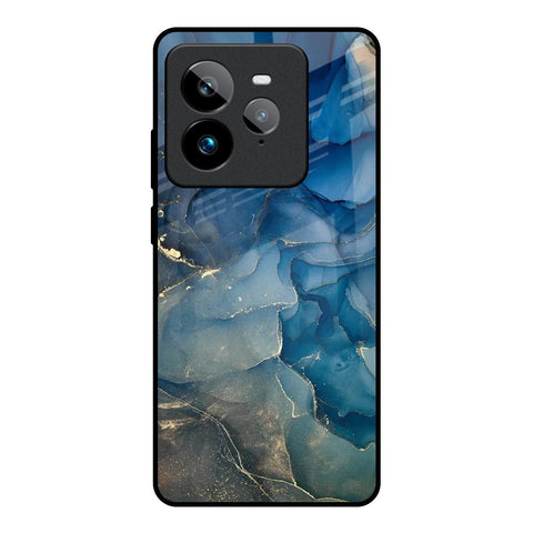 Blue Cool Marble Realme GT7 Pro Glass Back Cover Online