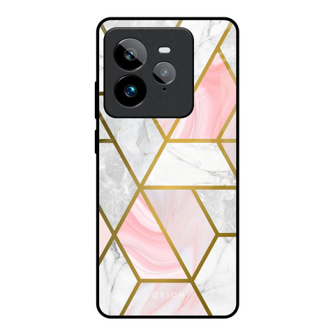 Geometrical Marble Realme GT7 Pro Glass Back Cover Online