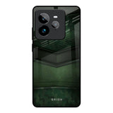 Green Leather Realme GT7 Pro Glass Back Cover Online