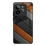 Tri Color Wood Realme GT7 Pro Glass Back Cover Online