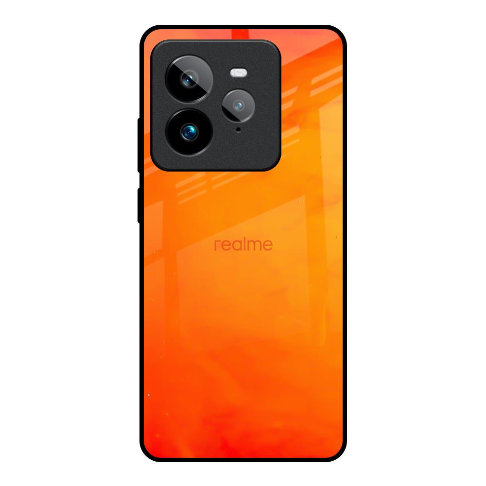 Tangy Orange Realme GT7 Pro Glass Back Cover Online