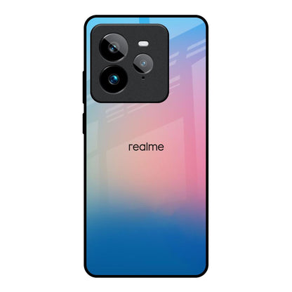 Blue & Pink Ombre Realme GT7 Pro Glass Back Cover Online