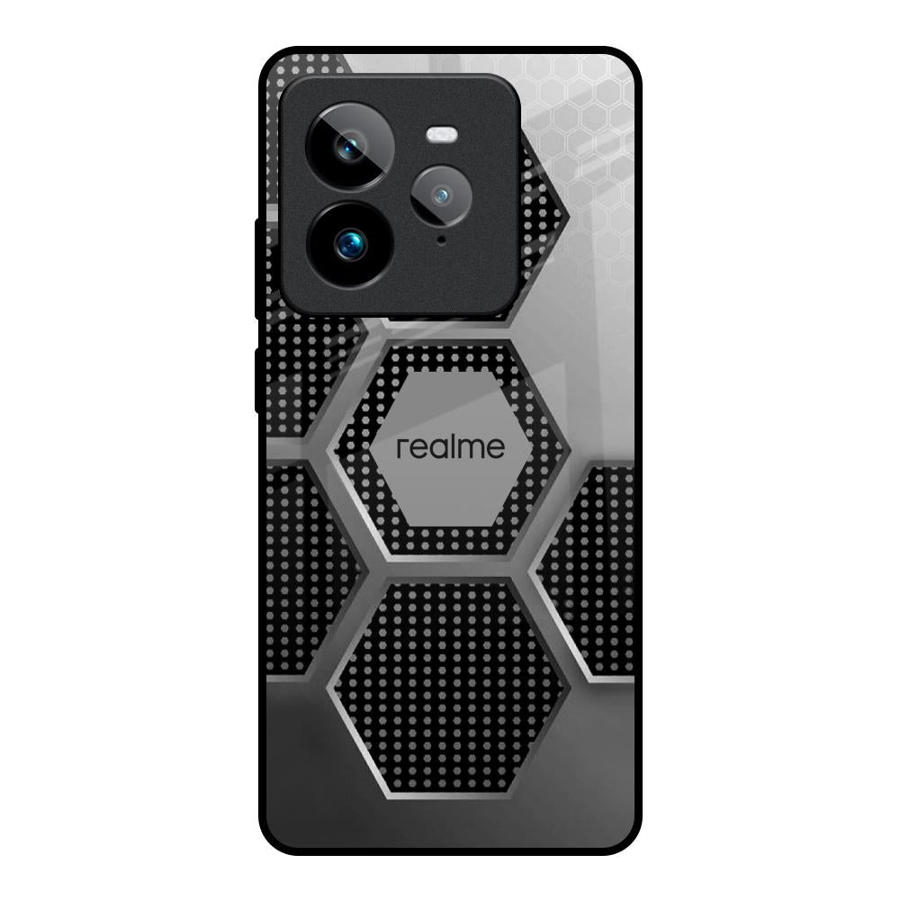 Hexagon Style Realme GT7 Pro Glass Back Cover Online