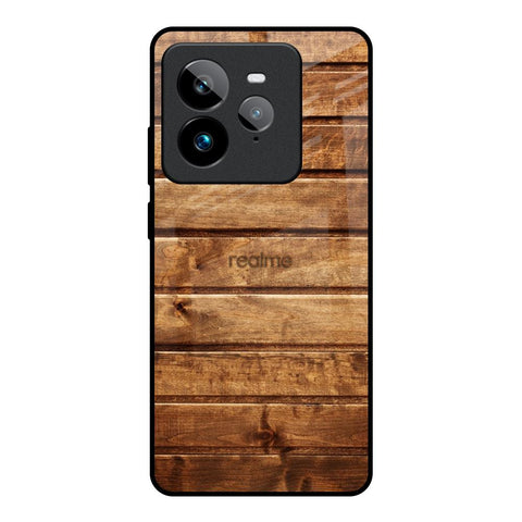 Wooden Planks Realme GT7 Pro Glass Back Cover Online