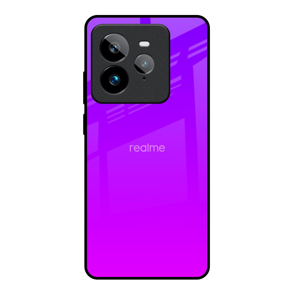 Purple Pink Realme GT7 Pro Glass Back Cover Online