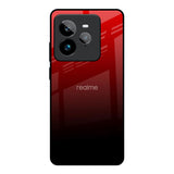 Maroon Faded Realme GT7 Pro Glass Back Cover Online