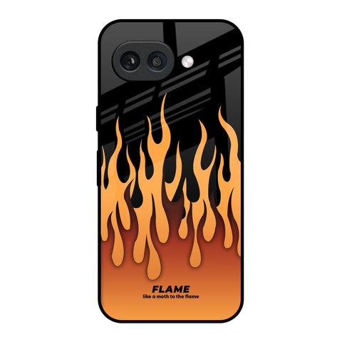 Fire Flame Google Pixel 9A Glass Back Cover Online