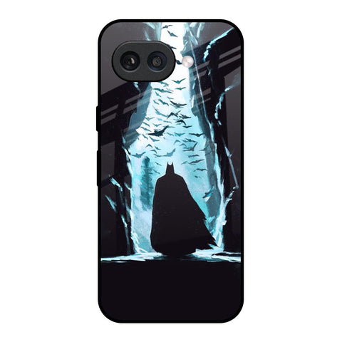 Dark Man In Cave Google Pixel 9A Glass Back Cover Online
