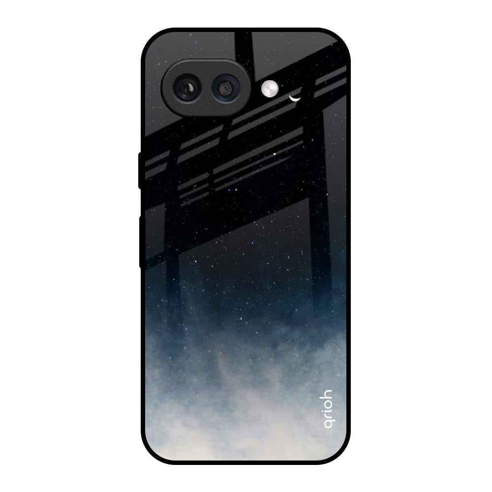 Black Aura Google Pixel 9A Glass Back Cover Online
