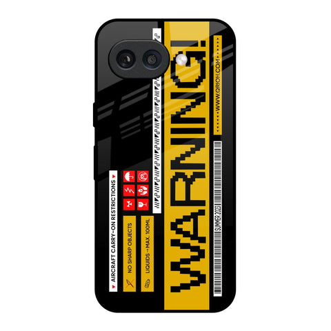 Aircraft Warning Google Pixel 9A Glass Back Cover Online