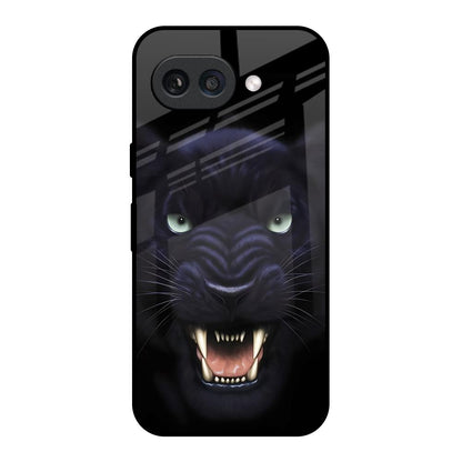 Angry Black Tiger Google Pixel 9A Glass Back Cover Online