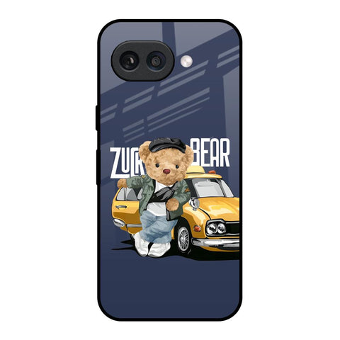 Adventurous Bear Google Pixel 9A Glass Back Cover Online