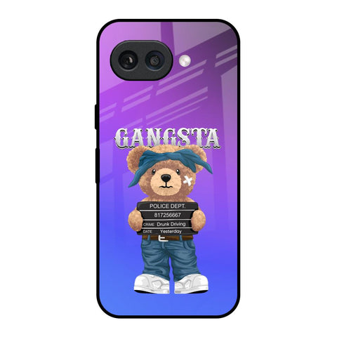Gangsta Bear Google Pixel 9A Glass Back Cover Online