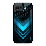 Vertical Blue Arrow Google Pixel 9A Glass Back Cover Online