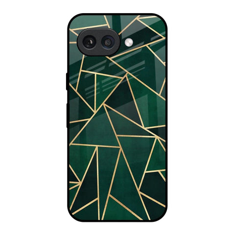 Abstract Green Google Pixel 9A Glass Back Cover Online