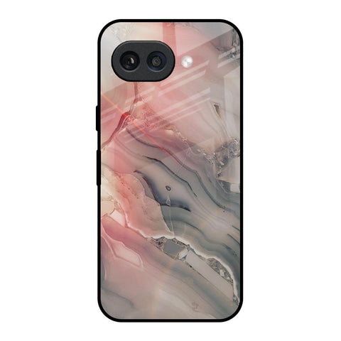Pink And Grey Marble Google Pixel 9A Glass Back Cover Online