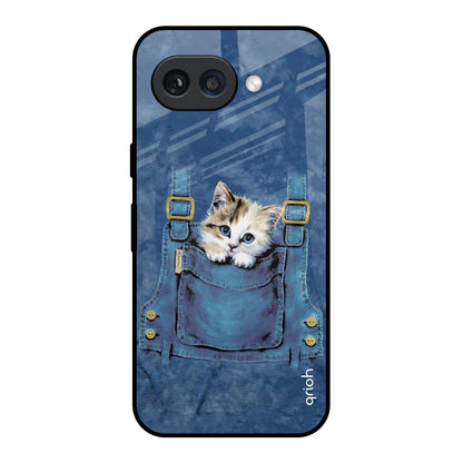 Kitty In Pocket Google Pixel 9A Glass Back Cover Online