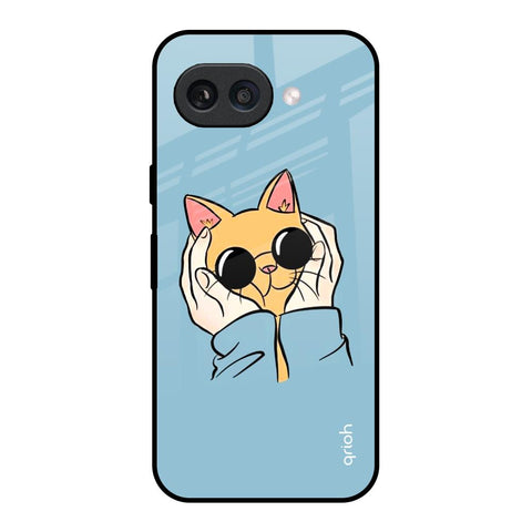 Adorable Cute Kitty Google Pixel 9A Glass Back Cover Online
